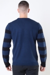 Only & Sons Xmas 7 Stripe Front Sticka Dress Blues