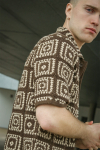 ONLY & SONS Bart Relaxed Fit SS Knit Shirt Demitasse