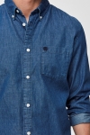 Selected Collect Skjorta Medium Blue Denim