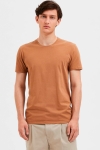 Selected Hael SS O-neck Tee Toasted Coconut