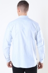 Clean Cut Copenhagen Oxford Stretch Mao Stripe L/S Skjorta Light Blue