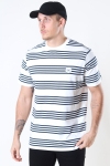 Woodbird Our Jarvis Stripe Tee Sand