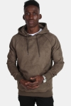 Urban Classics Imitation Suede Hoodie Olive