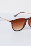 Fashion 1394 Solgasögon Brown Havana Gold Brown Gradient Lens