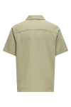 ONLY & SONS Bertil Waffle SS Resort Shirt Twill