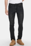 ONLY & SONS ONSLOOM LIFE SLIM 4WAY BLK PK 0511 Black Denim