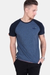 Superdry Orange Label Baseball S/S T-shirt Woodland Blue Grit