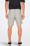 ONLY & SONS Linus Life Linen Mix Stripe Shorts Moonstruck