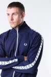 Fred Perry Taped Track Jacka Carbon Blue