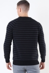 Kronstadt Liam Recycled Cotton Striped Sticka Black/Charcoal