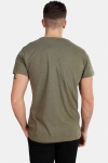 Solid Rock Melange T-shirt Ivy Green