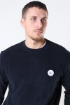 Woodbird Our Braxy Patch Crew Sweat Black