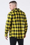 URBAN CLASSICS Checked Flanell Skjorta Black/Honey