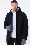 Only & Sons Yanick Teddy Hood Parka Jacka Black