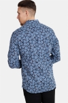 Selected Slimpen Blue Skjorta Federal Blue Multi Colo