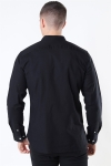 Clean Cut Copenhagen Oxford Mao Stretch L/S Skjorta Black