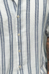 Jack & Jones Enzo Stripe Resort Shirt SS White