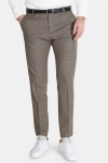 Selected Slim-Riclogan Check Pants Sand