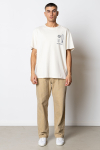 Fat Moose Surf T-shirt Ecru