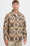 Solid Hans Overshirt Oatmeal Melange