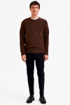 Selected SLHRAI LS KNIT CREW NECK W Delicioso