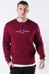Fred Perry Graphic Sweatshirt Tawny Port
