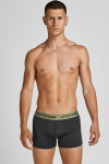 Jack & Jones Flower Microfiber 3 Pack Trunks Black