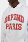 Defend Paris 92 Hoodies Tröja Capuche White