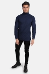 Basic Brand Turtleneck Blue Navy