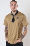 Clean Cut Copenhagen Geo Cotton Tee Dark Khaki