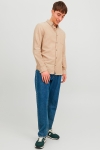 Jack & Jones Classic Melange Shirt L/S Oatmeal