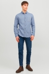 Jack & Jones Classic Melange Shirt L/S Faded Denim