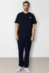 Clean Cut Copenhagen Fred organic T-shirt SS Navy
