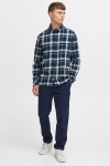 Solid Gisa Shirt Insignia Blue