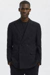 Selected Oasis Linen DB Blazer Black