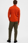 Selected SLHMAINE LS KNIT ROLL NECK W NOOS Bombay Brown