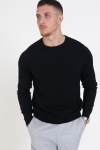 Only & Sons Mikkel Soft Crew Raglan Sticka Black