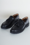 Selected Tim Leather Kiltie Loafer Black
