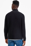 Selected SLHSORETT LS KNIT HIGH NECK W Black