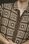 ONLY & SONS Bart Relaxed Fit SS Knit Shirt Demitasse