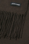 Jack & Jones Solid Woven Scarf Chocolate Torte