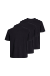 Jack & Jones Under Tee Crew Neck 3 Pack Black