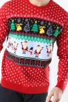 Only & Sons Xmas 7 Funny Top Sticka Pompeian Red