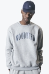 Woodbird Mufti College Sweat Grey Melange