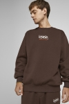 Jack & Jones JORELLIOT SWEAT CREW NECK KA Seal Brown