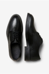 Selected SLHBLAKE LEATHER DERBY SHOE B NOOS Black