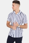 Kronstadt Cuba S/S Gr.86 Skjorta White/Dark Blue