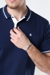 Jack & Jones JJEJERSEY POLO SS NOOS Navy Blazer REG