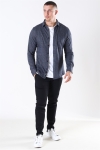 Only & Sons Gabriel LS Strikket Skjorta Dark Navy