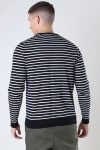 ONLY & SONS ONSKOBY  STRIPE CREW KNIT Dark Navy